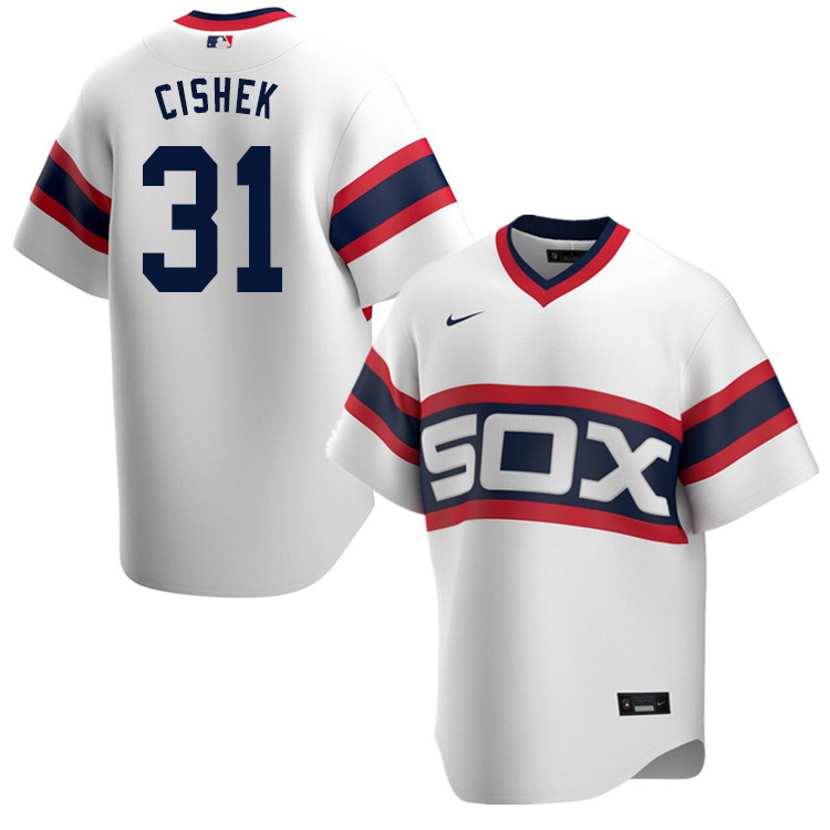 Nike Men #31 Steve Cishek Chicago White Sox Baseball Jerseys Sale-White